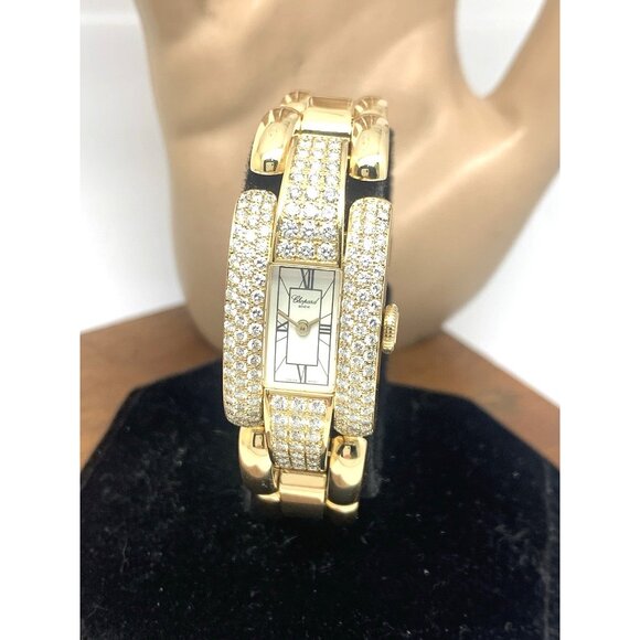 Chopard Accessories - Chopard Women's Watch 41/6569 La Strada 18k Yellow Gold Diamond Swiss Quartz